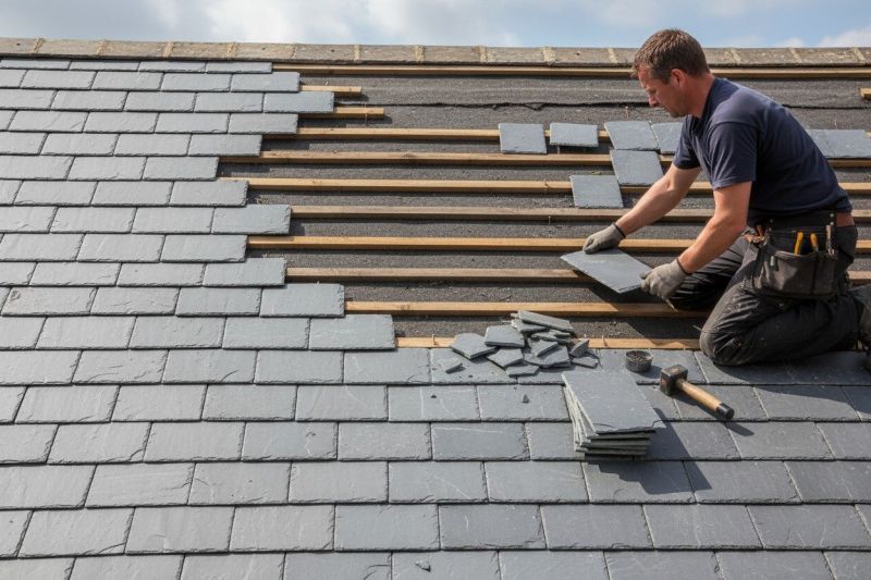 Slate Shingles Repair detail